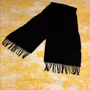 L.L. Bean Black Wool-Cashmere Blend